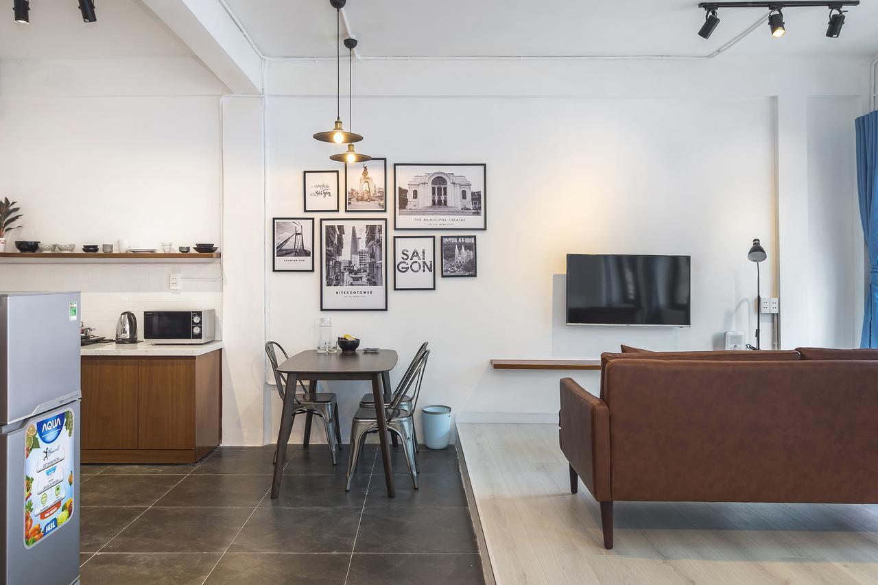Scandinavian Apartment With Balcony In Bui Vien Хошимін Екстер'єр фото