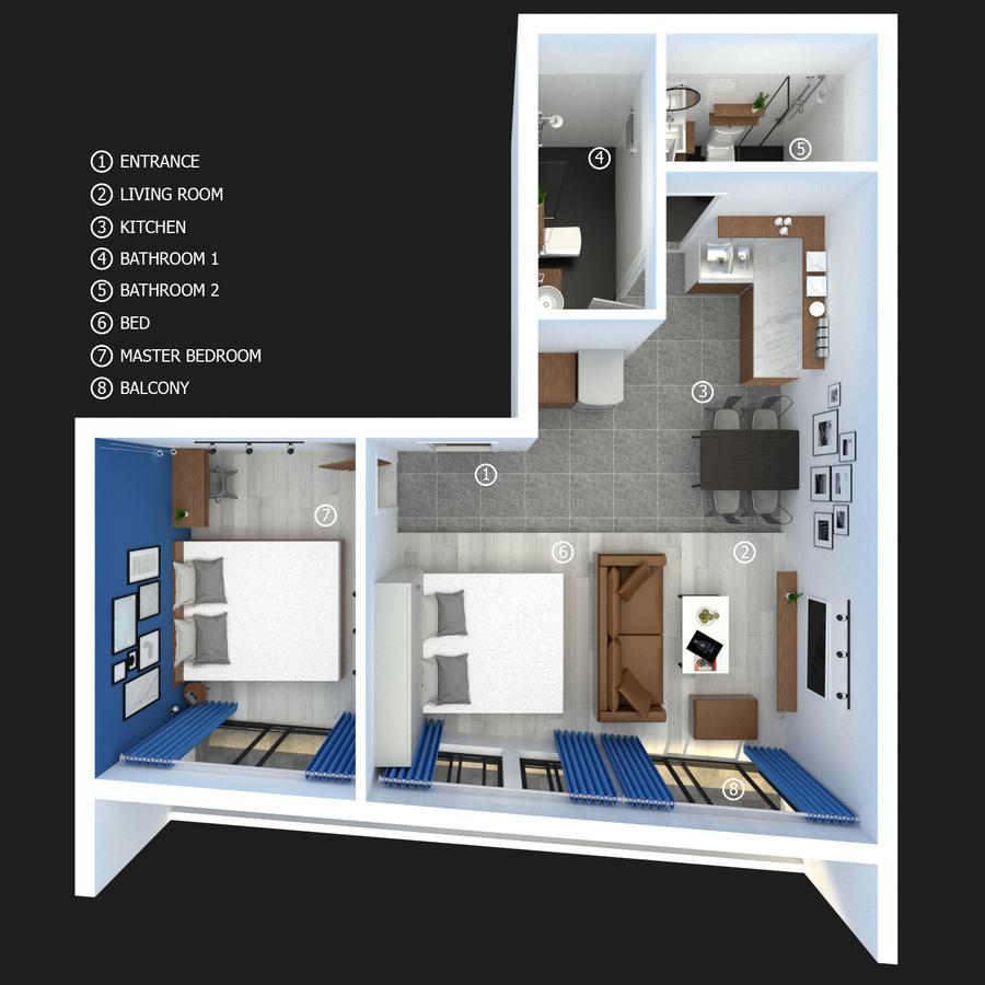 Scandinavian Apartment With Balcony In Bui Vien Хошимін Екстер'єр фото